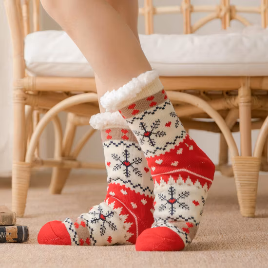 Unisex-Erwachsene Fuzzy Fluffy Cabin Weiche, warme, gemütliche Slipper-Socken