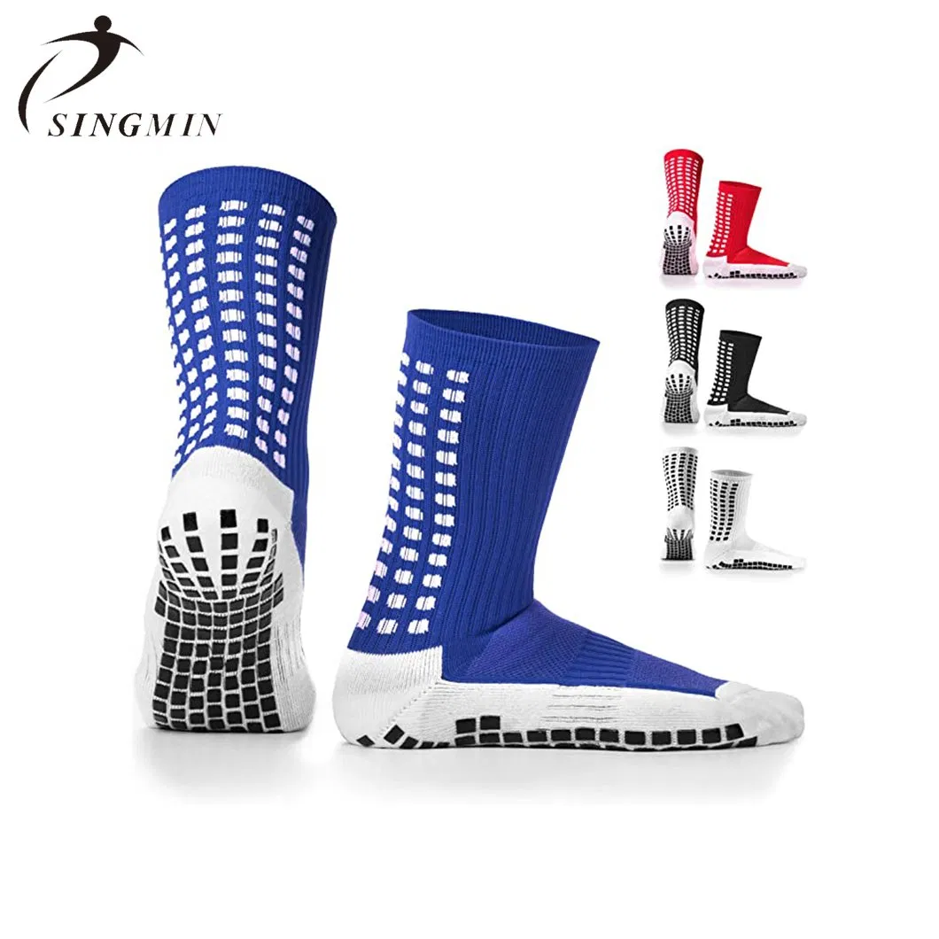 Factory Supply Custom Logo Basketball-Sportsocken Anti-Rutsch-Crew-Sportsocken Sportsocken für Männer